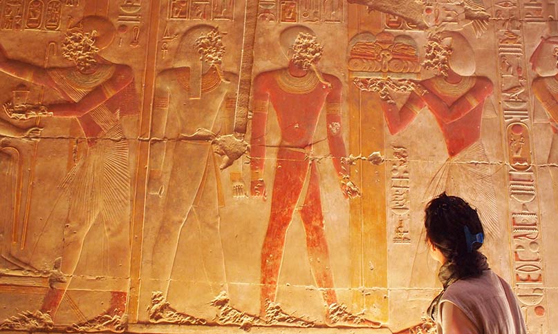 Frau in Abydos
