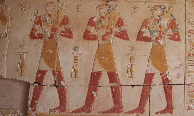 Relief im Tempel Ramses II.