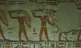 Götter mit Zaubernetzen im Grab Ramses VI.