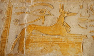 Anubis als Schakal