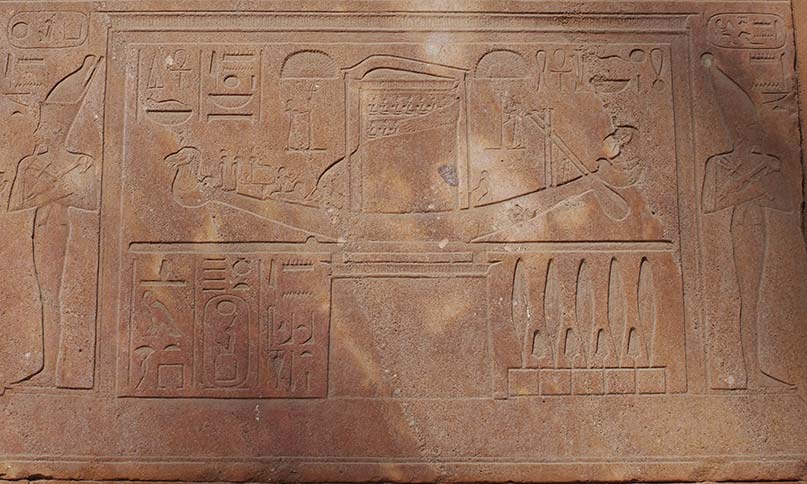 Amun-Barke beim Opet-Fest in der Roten Kapelle der Hatschepsut