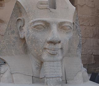 Pharao Ramses II. am Luxor-Tempel