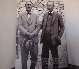 Bild von Howard Carter und Lord Carnarvon aus dem Carter House in Luxor